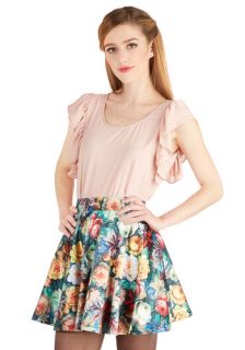 Rare Blooms Enthusiast Skirt  Mod Retro Vintage Skirts