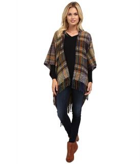 Echo Design Plaid Hooded Ruana, Clothing