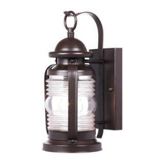 Westinghouse Weatherby Wall Mount 1 Light Outdoor Weathered Bronze Lantern 6230100