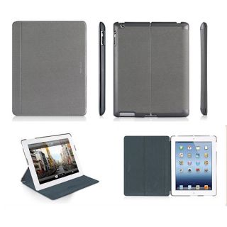 Macally MagCover3 Magnetic Snap On Case for the new iPad   Gray