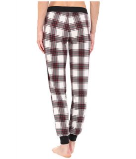 P.J. Salvage Sealed with a Kiss Plaid Jogger