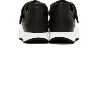 Pierre Hardy White & Black Low Top Runners