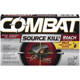 Combat Large + Small Roaches Roach Killing Bait Stations, 12 count