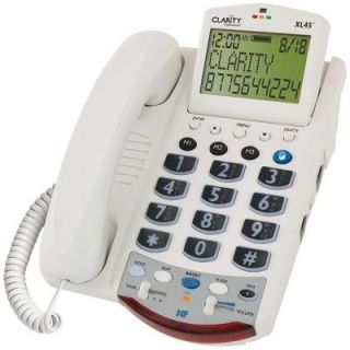 Clarity XL45D Amplified Corded Telephone With Large LCD Caller ID   50 dB DISCONTINUED 54500.001