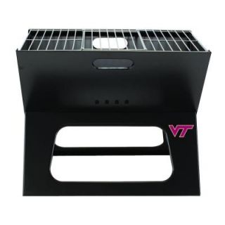 Picnic Time X Grill Virginia Tech Folding Portable Charcoal Grill 775 00 175 604