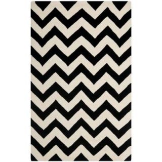 Safavieh Chatham Ivory/Black 3 ft. x 5 ft. Area Rug CHT715A 3