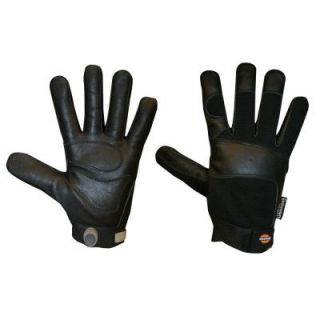 Dickies Extra Large ToughTask Insulated Black Grain Goatskin Activity Glove DISCONTINUED D77834