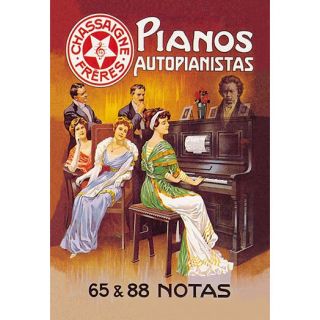 Pianos Autopianistas by A. Trub Vintage Advertisement by Buyenlarge