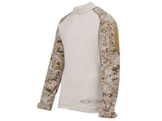 TRU SPEC 2557006 Combat Shirt Poly Cotton Ripstop Digital Desert X Large Regular