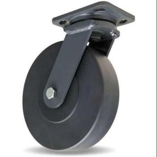 HAMILTON S WH 8NYB Swivel Plate Caster, 2000 lb, 8 In Dia