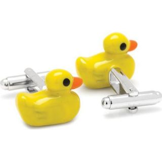 Mens Cufflinks Inc Rubber Ducky Cufflinks Yellow   17286710