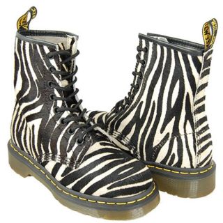 Dr Martens Original 1460 Womens Zebra Boots (Size 5 Only)  