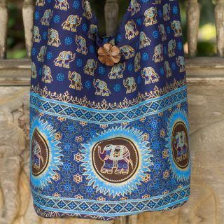 Cotton Blue Thai Universe Shoulder Bag (Thailand)  