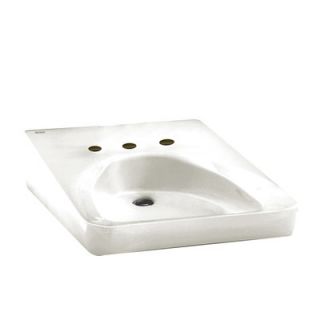 American Standard ADA Compliant Wall Mount Bathroom Sink   9140.0