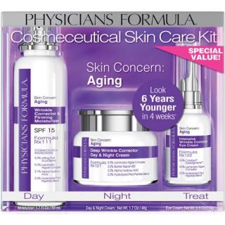 Physicians Formula Cosmeceutical Aging Skin Care Kit, 3 pc