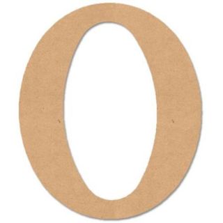 MDF Classic Font Wood Letters & Numbers 9.5" Letter O