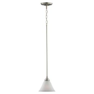 Sea Gull Lighting Albany 1 Light Brushed Nickel Mini Pendant 61575 962