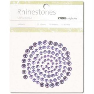 Self Adhesive Rhinestones 100/Pkg Lilac