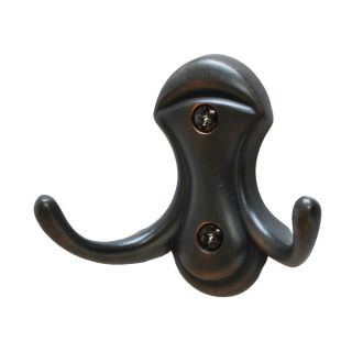 Residential Essentials 2 Hook Venetian Bronze Robe Hook