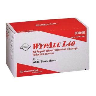 WYPALL L40 White Pop Up Wipers (9 Boxes of 90 Wipers) KCC 03046