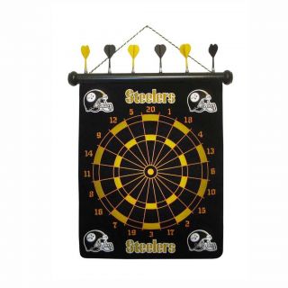 Officially Licensed Pittsburgh Steelers Magnetic 12 inch Dart Board