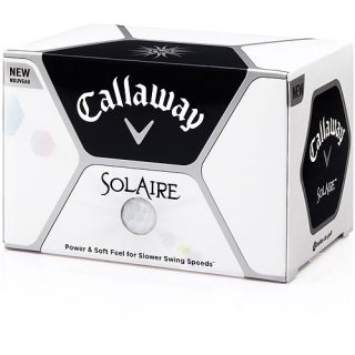 Callaway Solaire White Golf Balls, 1 dozen