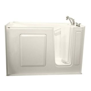 Safety Tubs Value Series 60 in. x 30 in. Walk In Soaking Tub in Biscuit SSA6030RS BC