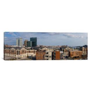 iCanvas Panoramic Buildings Near a Harbor, Inner Harbor, Baltimore, Maryland, 2009 Photographic Print on Canvas
