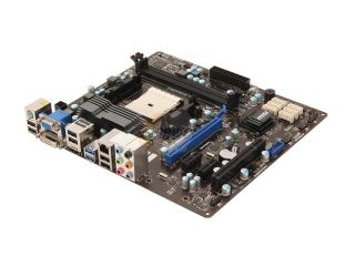 MSI FM2 A85XMA E35 FM2 Trinity AMD A85X (Hudson D4) SATA 6Gb/s USB 3.0 HDMI Micro ATX AMD Motherboard