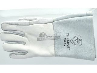 Tillman 750 Premium Top Grain Elkskin Welding Gloves, Left Hand Only, X Large