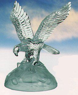 Durand Lead Crystal Eagle Figurine   H45123 —