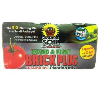 WONDER SOIL 2 1/2 Gal. Brick Plus Premium Planting Complete Coco Mix WSBRK P