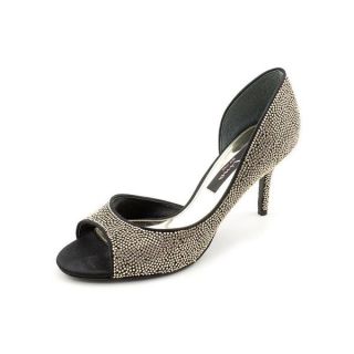 Celeste Womens Marisa 03 Black Jeweled Wedge Sandals