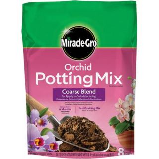Miracle Gro Orchid Potting Mix, Coarse Blend, 8 qt
