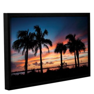 Tropical Sunset Ii by Steve Ainsworth Floater Framed Photographic