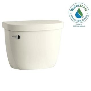 KOHLER Cimarron 1.28 GPF Single Flush Toilet Tank Only with AquaPiston Flushing Technology in Biscuit K 4166 96