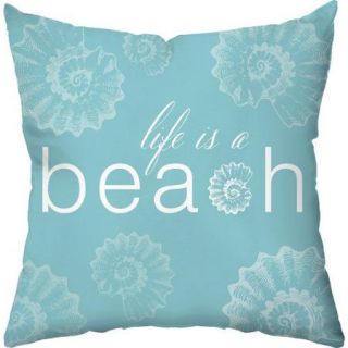Checkerboard, Ltd Life is a Beach Throw Pillow
