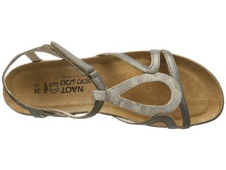 Naot Footwear Dorith Beige Snake Leather/Pewter Leather