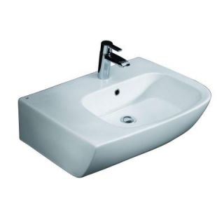 Barclay Products Elena Above Counter Bathroom Sink in White 4L 400WH