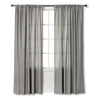 Threshold™ Curtain Panels Linen Look Solid   Grey (54x84)