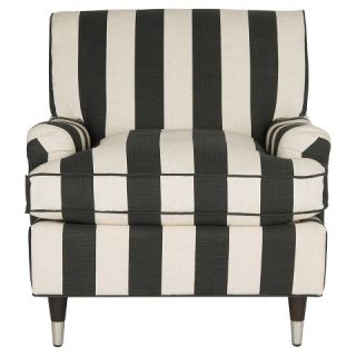Safavieh Chloe Club Chair   Black/White