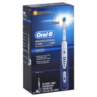 Oral B Toothbrush, Rechargeable, Professional Care 1000, 1 toothbrush