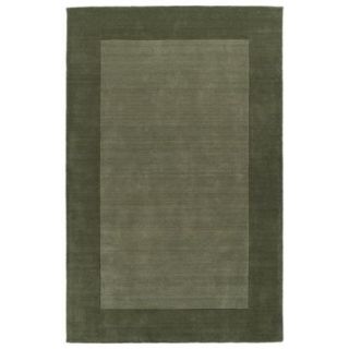 Borders Hand Tufted Fern Wool Rug (8'0 x 10'0)