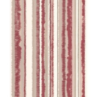 Graham & Brown 56 sq. ft. Romany Stripe Red Wallpaper 20 605