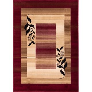 Barclay Red Molly Twigs Area Rug by Well Woven