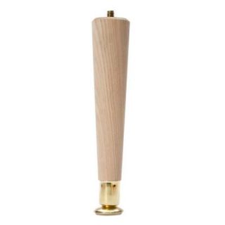 Waddell 8 in. Wood Round Taper Table Leg 2508