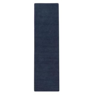 Home Decorators Collection Royale Chenille Blue 2 ft. 3 in. x 12 ft. Rug Runner 3842690310