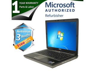 Refurbished DELL Laptop D630 Intel Core 2 Duo 1.80 GHz 2 GB Memory 80 GB HDD 14.1" Windows 7 Home Premium 32 Bit