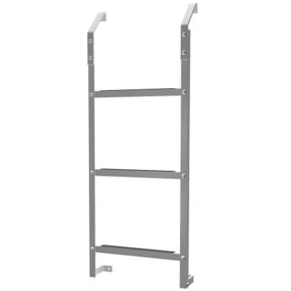 Ultra Protect 3 ft Aluminum 250 lb Window Well Escape Ladder