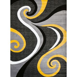Persian rugs Modern Yellow Area Rug